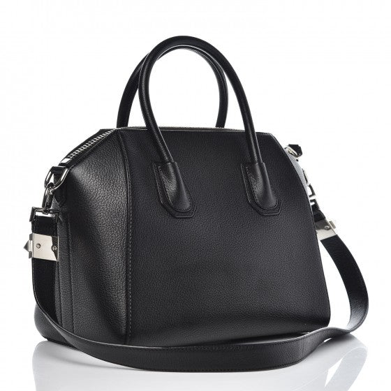 Sugar Goatskin Small Antigona Black
