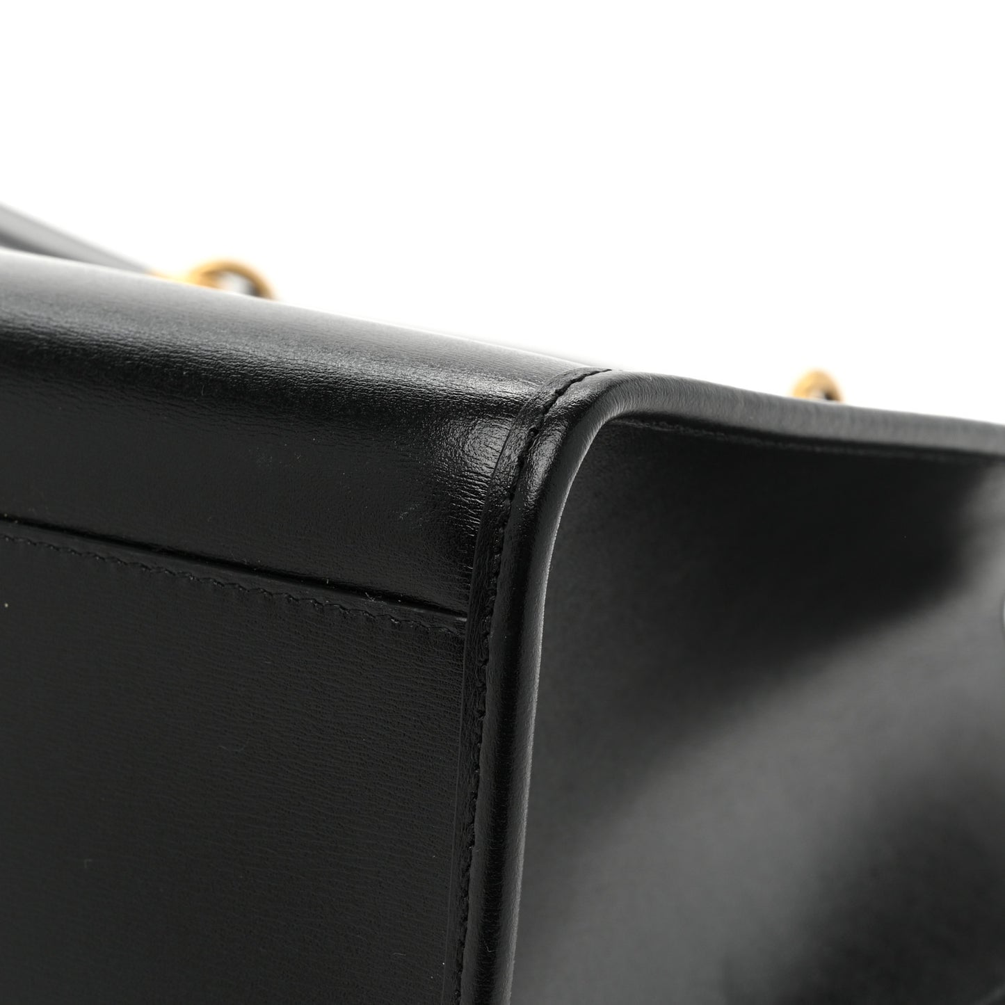 Smooth Calfskin Maillon Cabas Tote Black