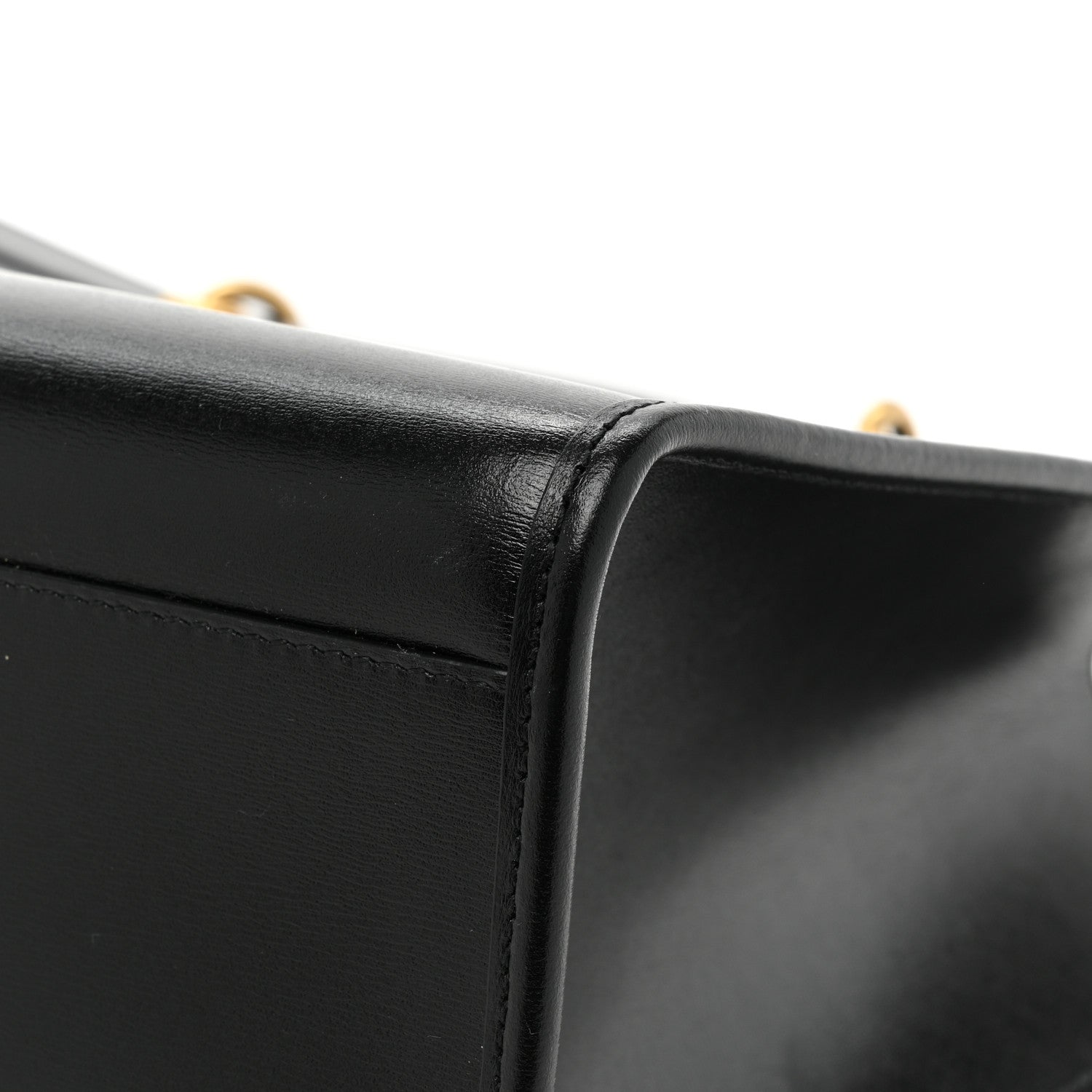 Saint Laurent Smooth Calfskin Maillon Cabas Tote Black 15 of 15