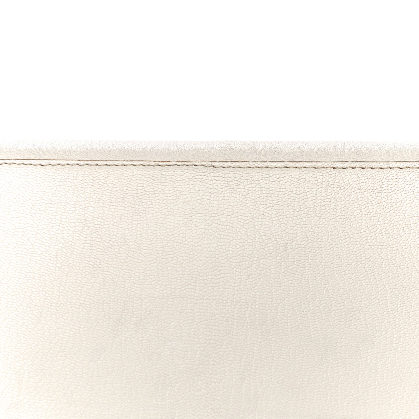 Goatskin Mini Luggage White