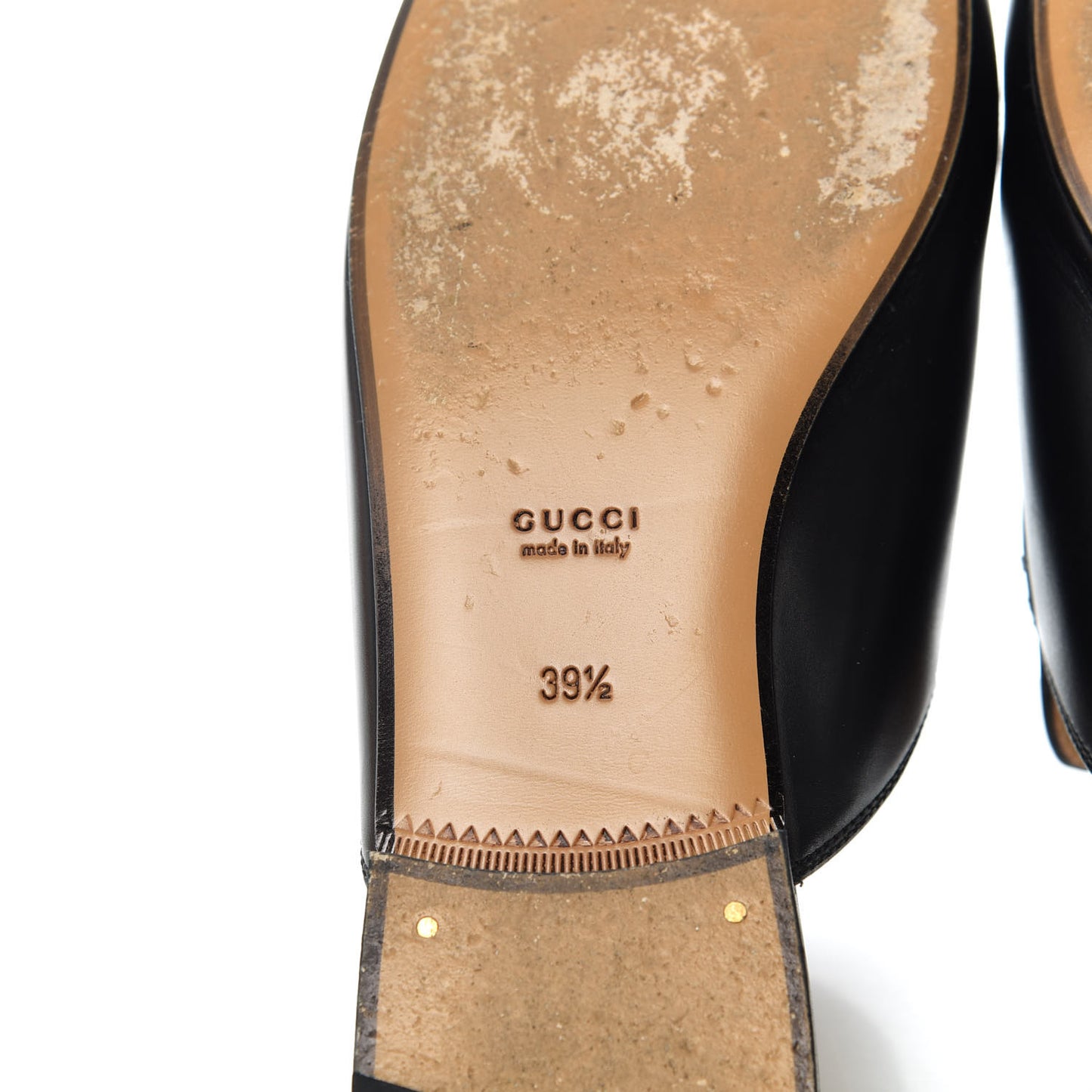 Calfskin Womens Princetown Slippers 39.5 Black
