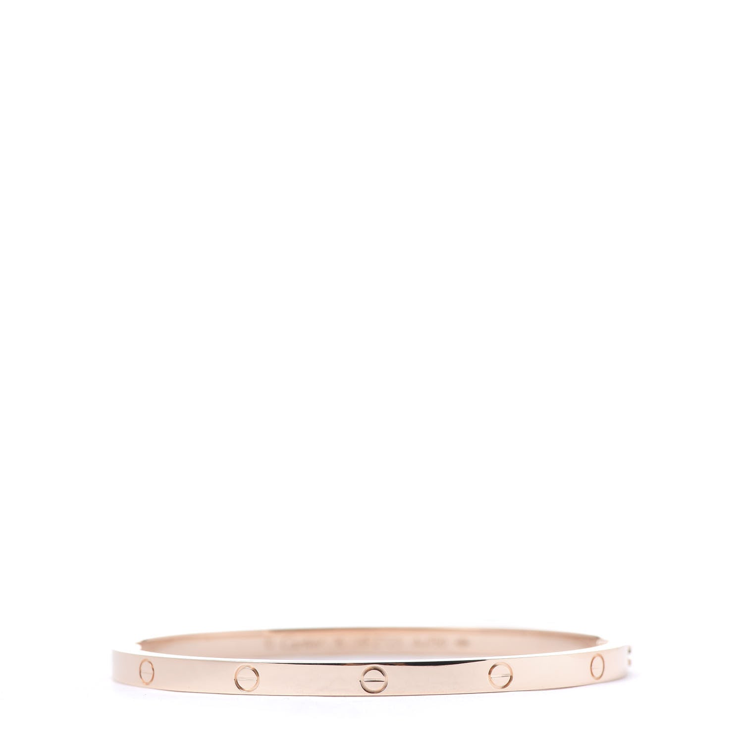 Cartier 18K Pink Gold Small LOVE Bracelet 16 1 of 7