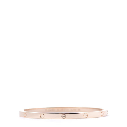 Cartier 18K Pink Gold Small LOVE Bracelet 16 1 of 7