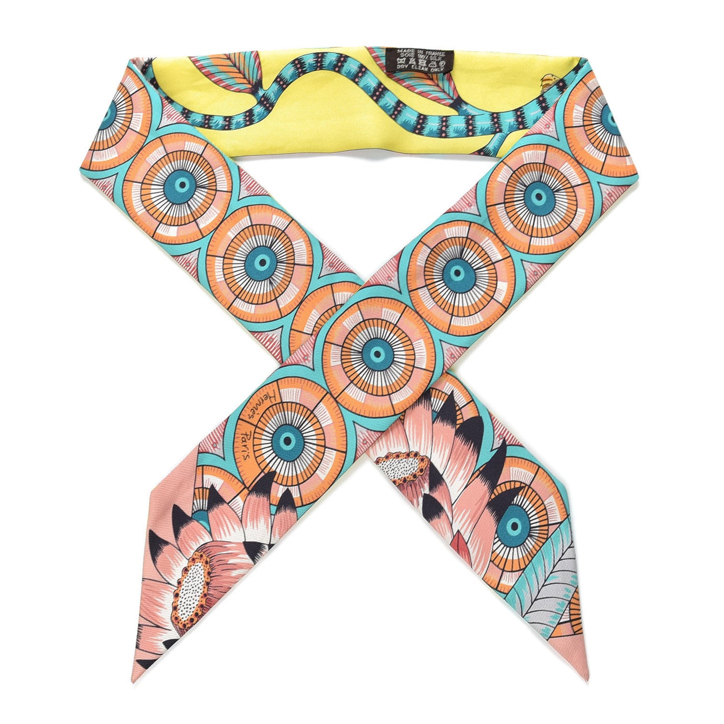 Silk Savana Dance Twilly Orange Vert Jaune