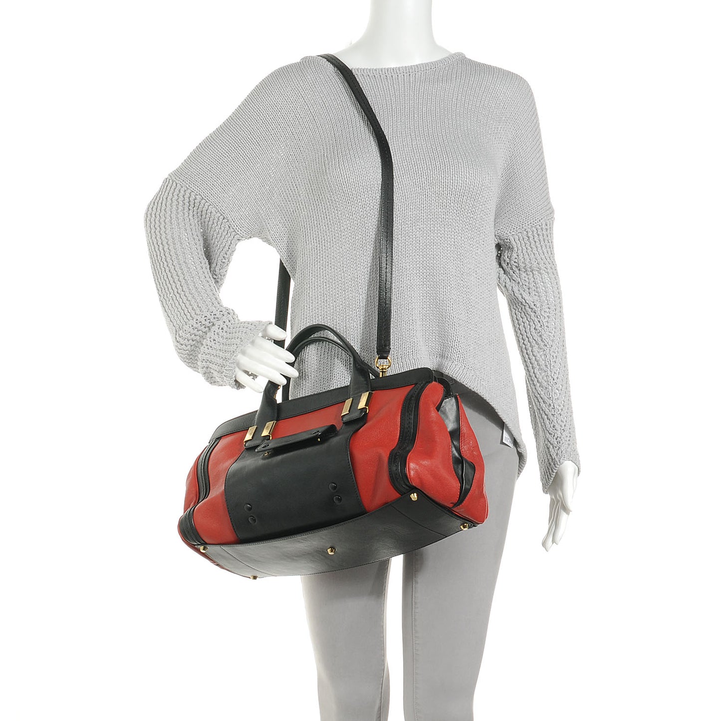 Leather Medium Alice Satchel Holly Berry