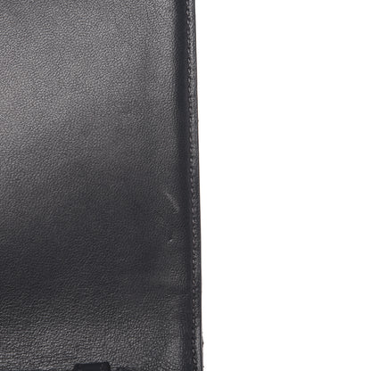 Saint Laurent Lambskin Diamond Quilted Monogram Angie Chain Bag Dark Smog 9 of 11