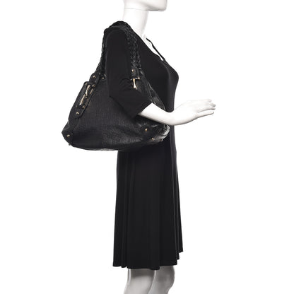 Gucci Guccissima Small Pelham Shoulder Bag Black 2 of 11
