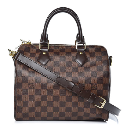 Louis Vuitton Damier Ebene Speedy Bandouliere 25 1 of 12