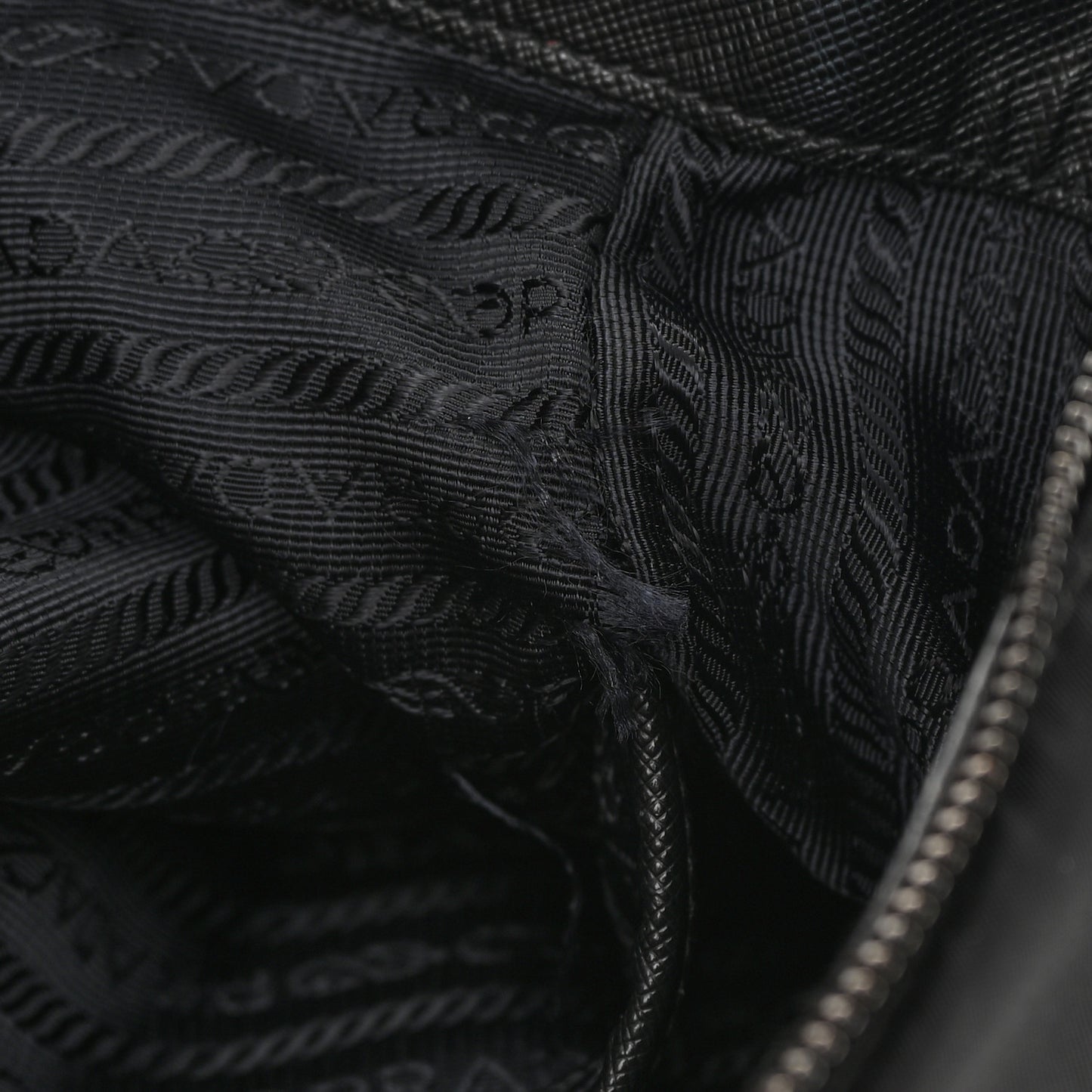 Re-Nylon Saffiano Tote Black