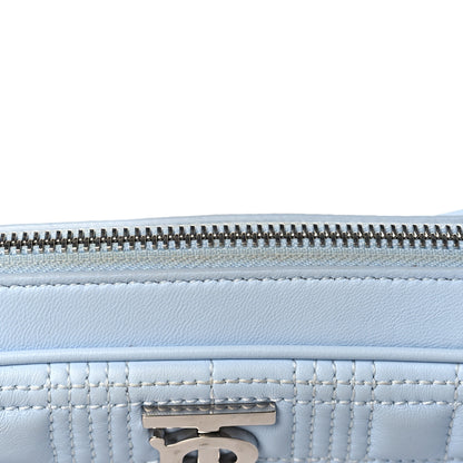 Burberry Lambskin Quilted Mini Lola Camera Bag Pale Blue 10 of 11