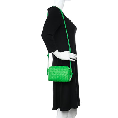 Bottega Veneta Nappa Intrecciato Mini Loop Camera Bag Parakeet 2 of 10