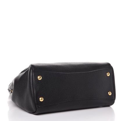 Prada Vitello Phenix Shopping Tote Black 5 of 9