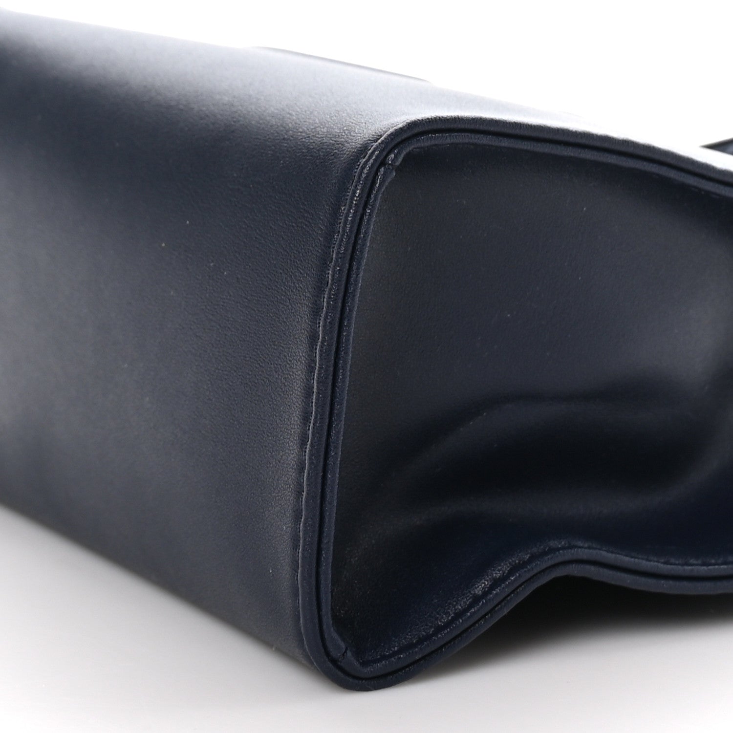 Telfar Vegan Leather Small Shopping Bag Navy 8 of 8