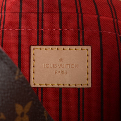 Louis Vuitton Monogram Neverfull MM GM Pochette Cherry 6 of 8