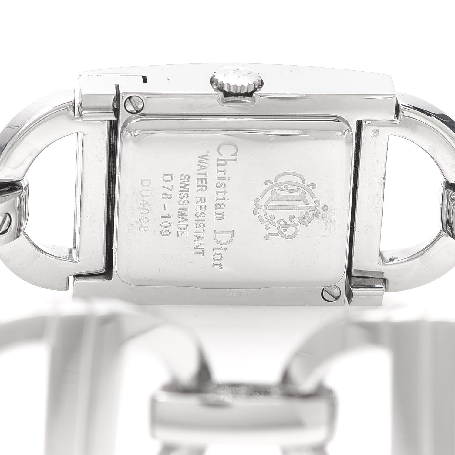Christian Dior Stainless Steel Mother of Pearl 19mm Malice Quartz Watch 6 of 7