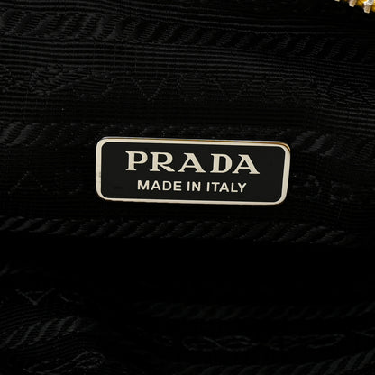 Prada Grace Lux Triangle Logo Embossed Triangle Wristlet Pouch Sole 6 of 8