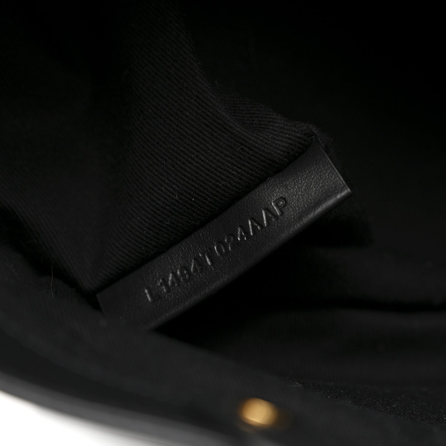 Coated Denim Logo T Screw Tote Black