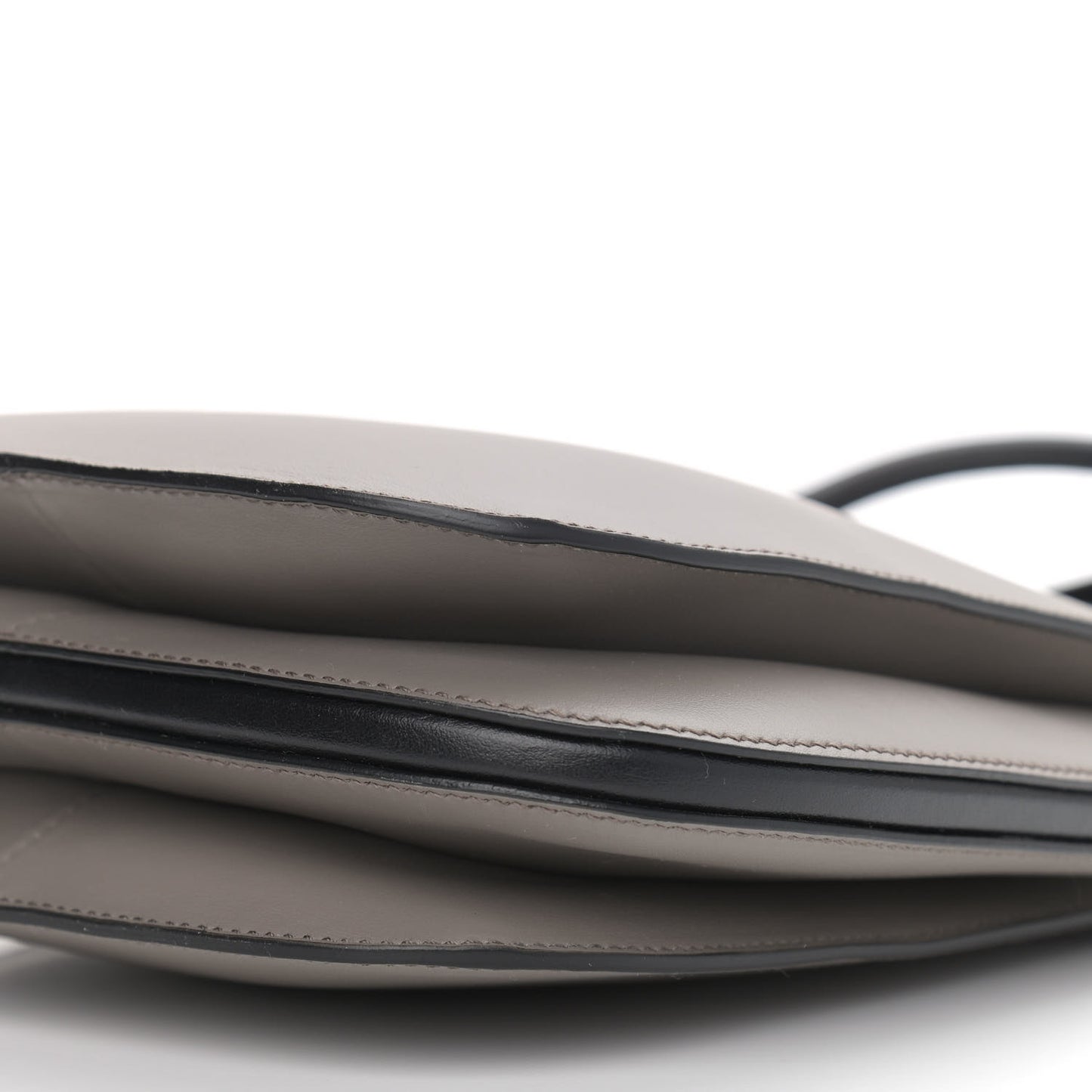 City Calfskin Small Margit Bag Argilla Black