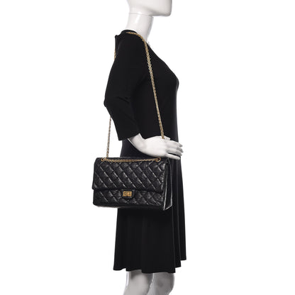 Chanel Aged Calfskin Quilted 2.55 Reissue 226 Flap Black 2 of 9