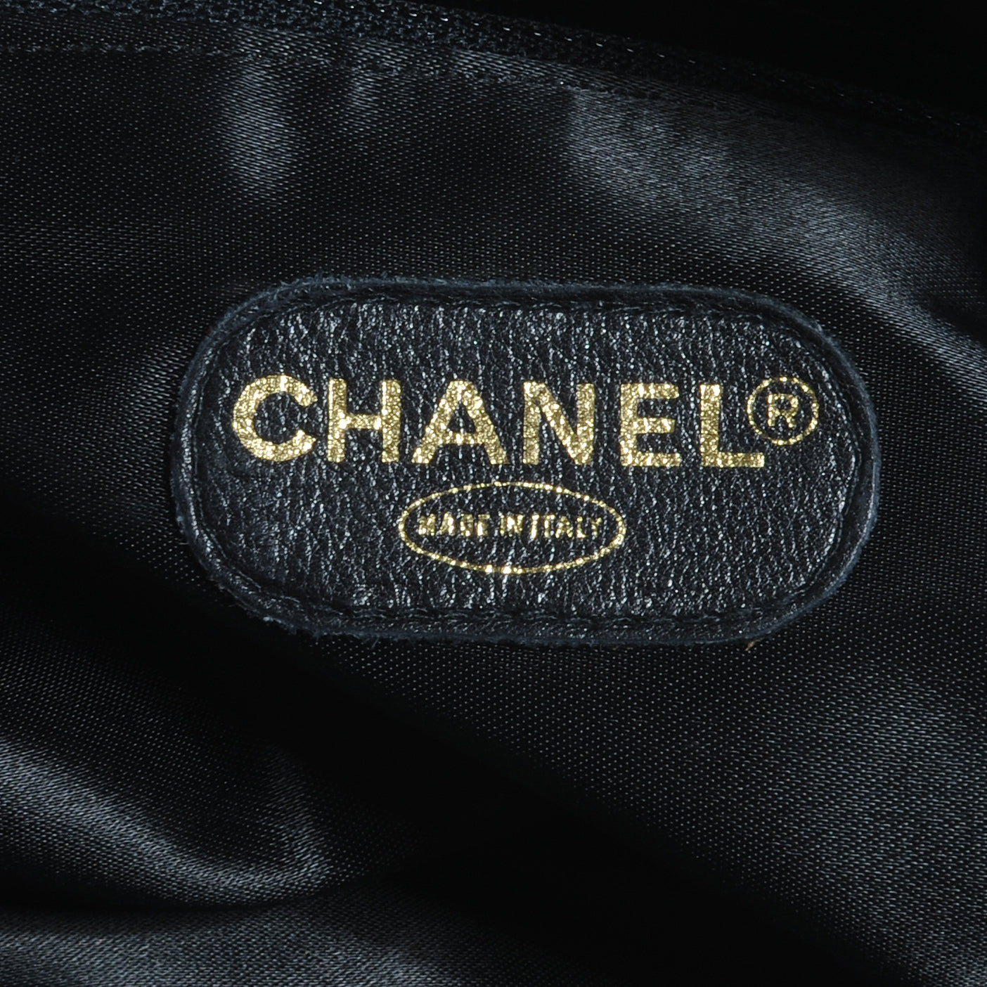 Lambskin CC Shopper Tote Black