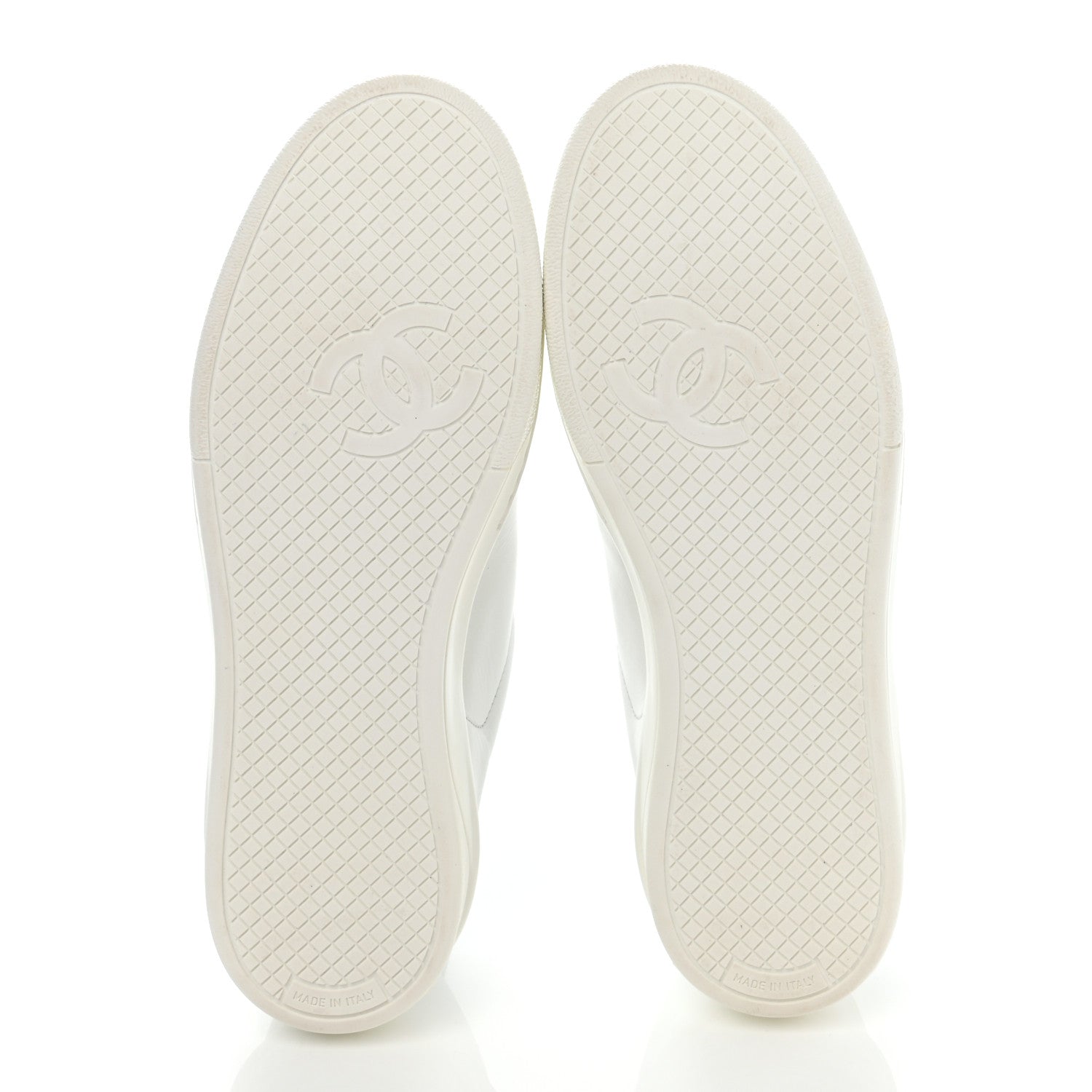 Chanel Calfskin CC Sneakers 36 White 5 of 11