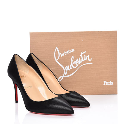 Christian Louboutin Suede Pailette Pigalle Follies 85 Pumps 37 Black 8 of 8