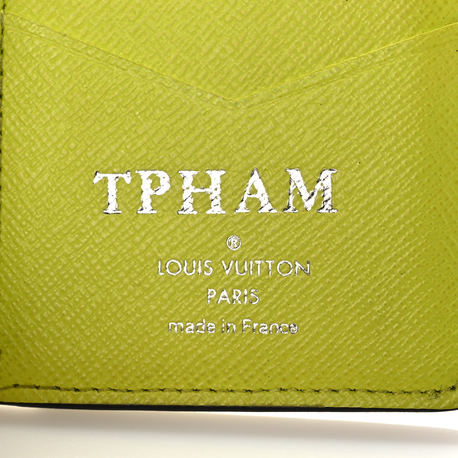 Louis Vuitton Monogram Taiga Pocket Organizer Yellow 5 of 11