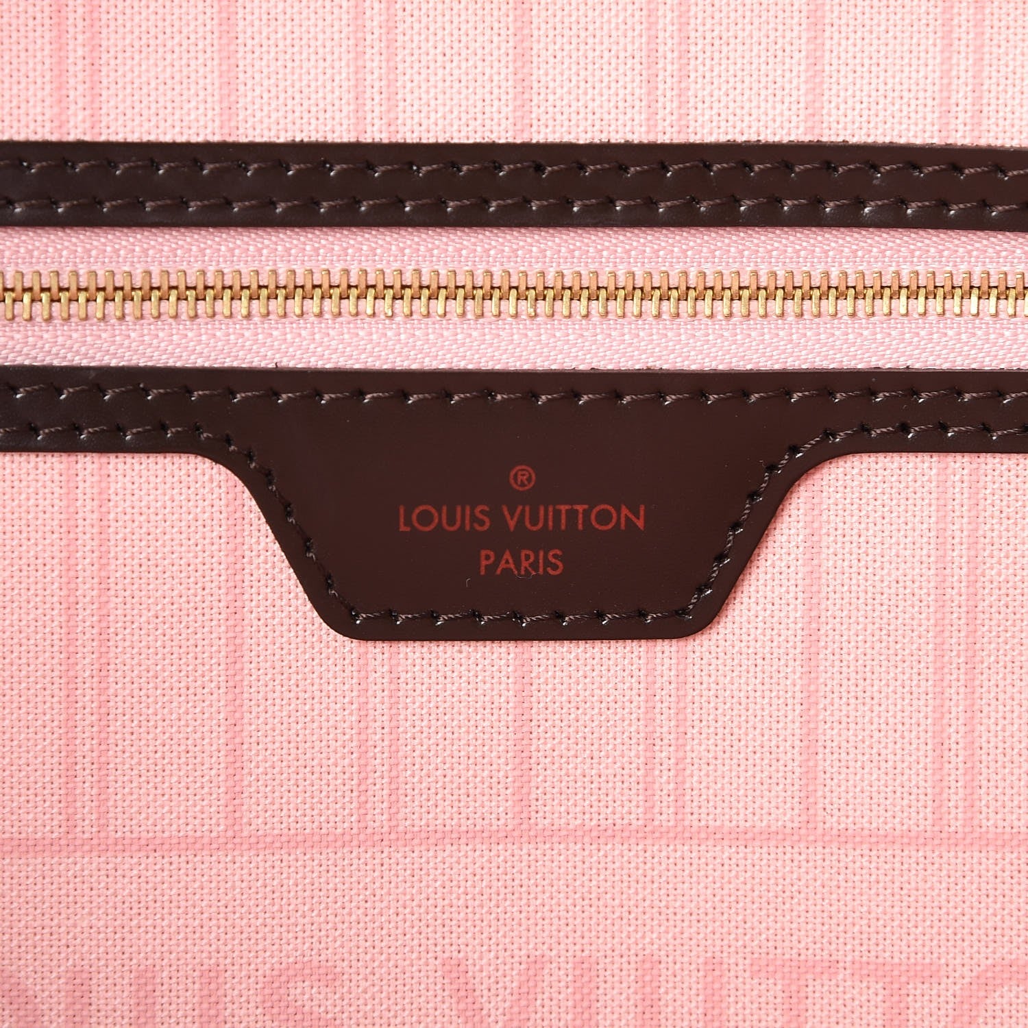 Louis Vuitton Damier Ebene Neo Neverfull MM Rose Ballerine 6 of 8
