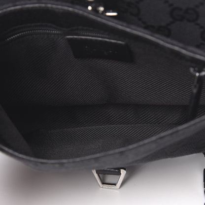 Gucci GG Monogram Web Flight Belt Bag Black 5 of 11