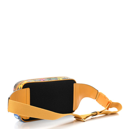 Gucci GG Supreme Monogram Flora Medium Ophidia Belt Bag Beige Multicolor Crop 3 of 9