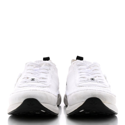 Chanel Fabric Logo Sneakers 39 White 2 of 16