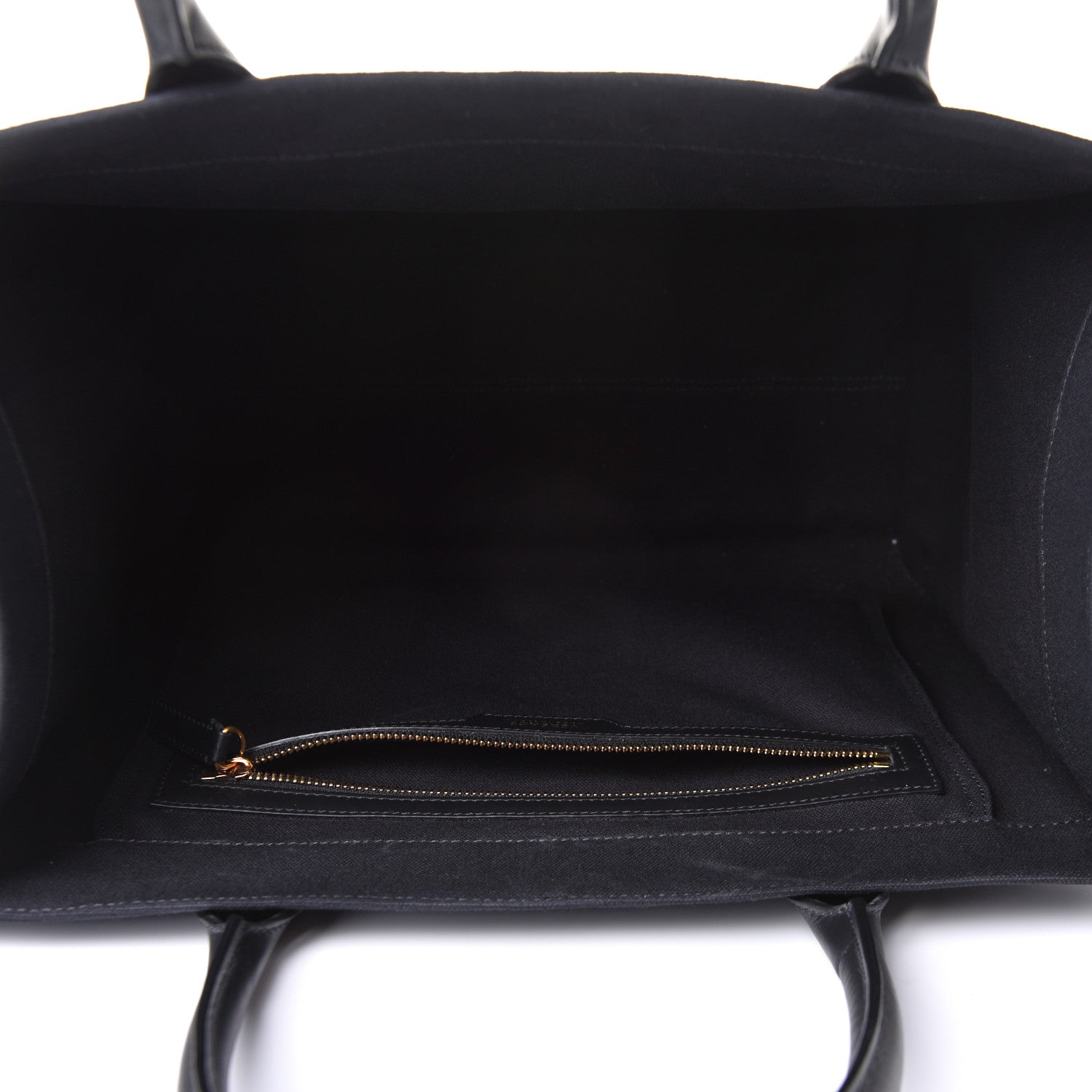 Versace Canvas Suppler Calfskin Cabas GV Signature Tote Black 5 of 13