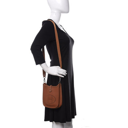 Hermes Taurillon Clemence Evelyne TPM Gold 2 of 11