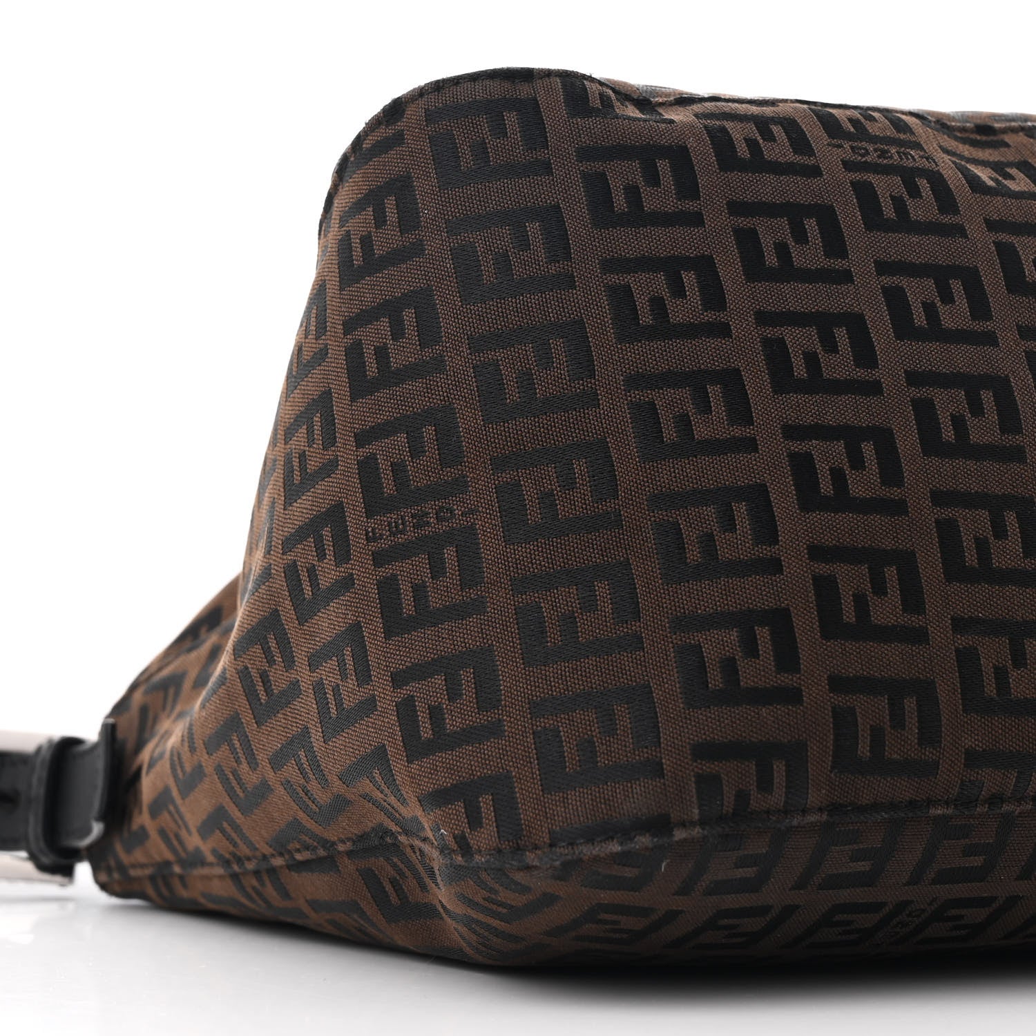 Fendi Zucchino Vitello Mama Baguette Black Moro 8 of 12