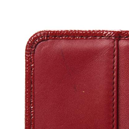 Burberry Patent Heritage Grain Penrose Continental Wallet Alizarin Crimson 9 of 10
