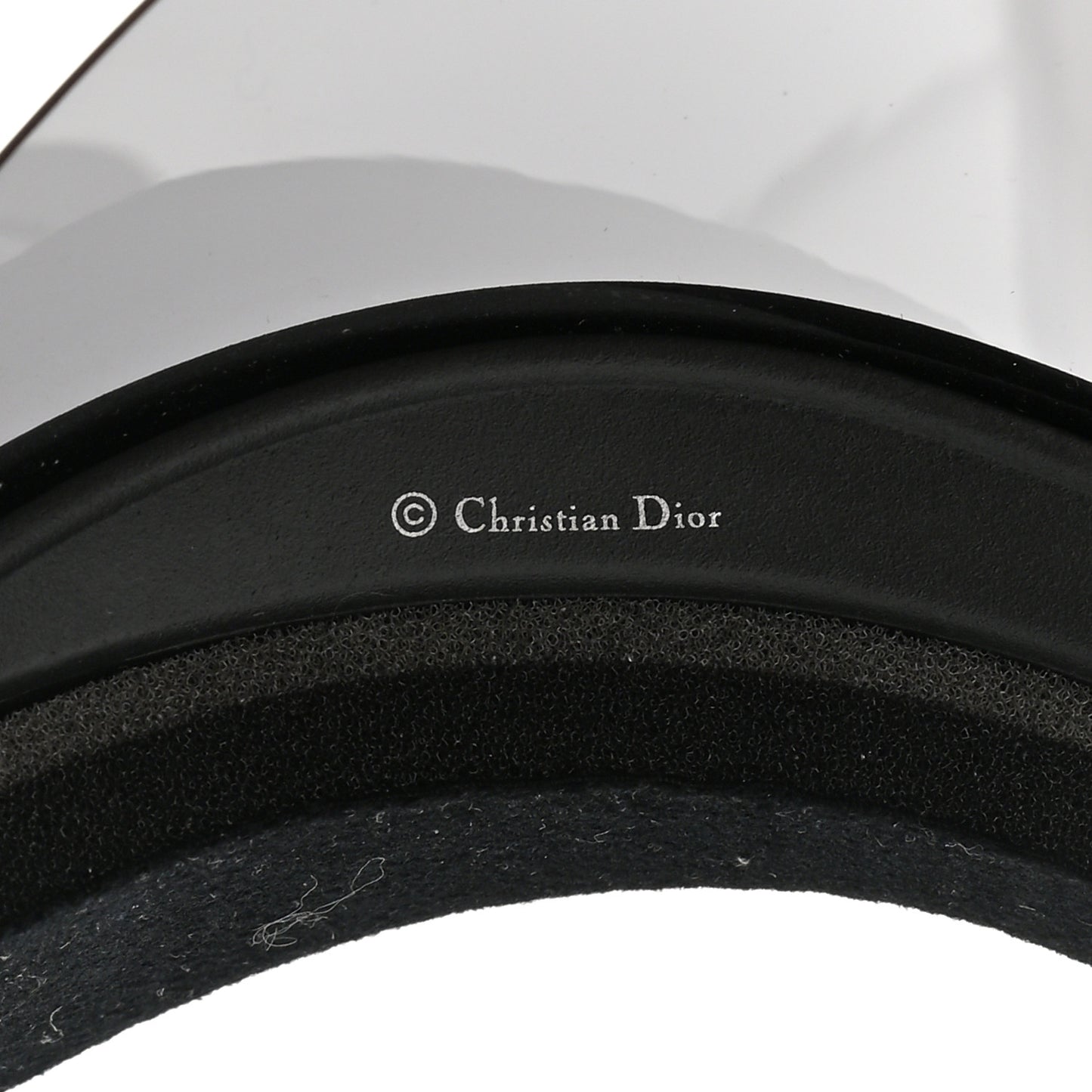 Mirrored DiorClub1 Sun Visor Black