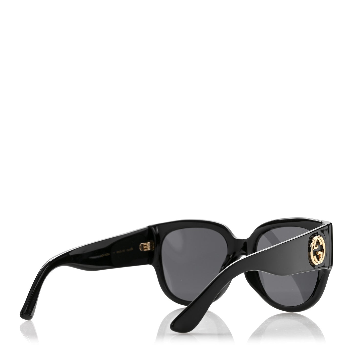 Acetate Square Frame Sunglasses GG0142SA Black