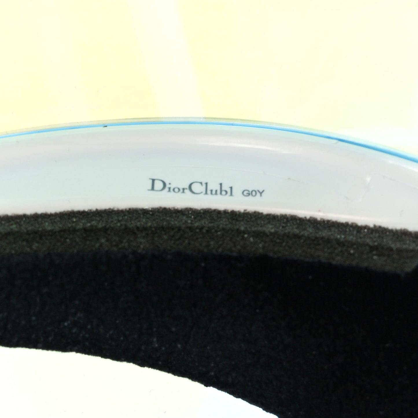 Mirrored DiorClub1 Sun Visor Blue