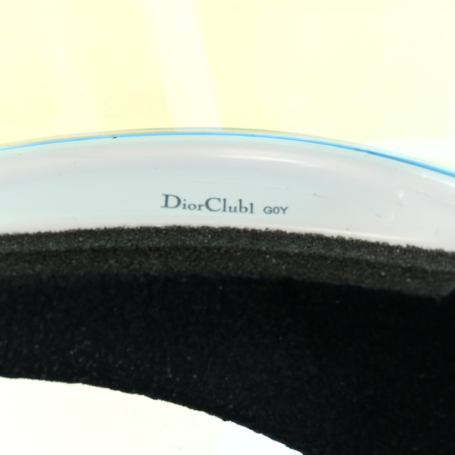 Christian Dior Mirrored DiorClub1 Sun Visor Blue 8 of 8