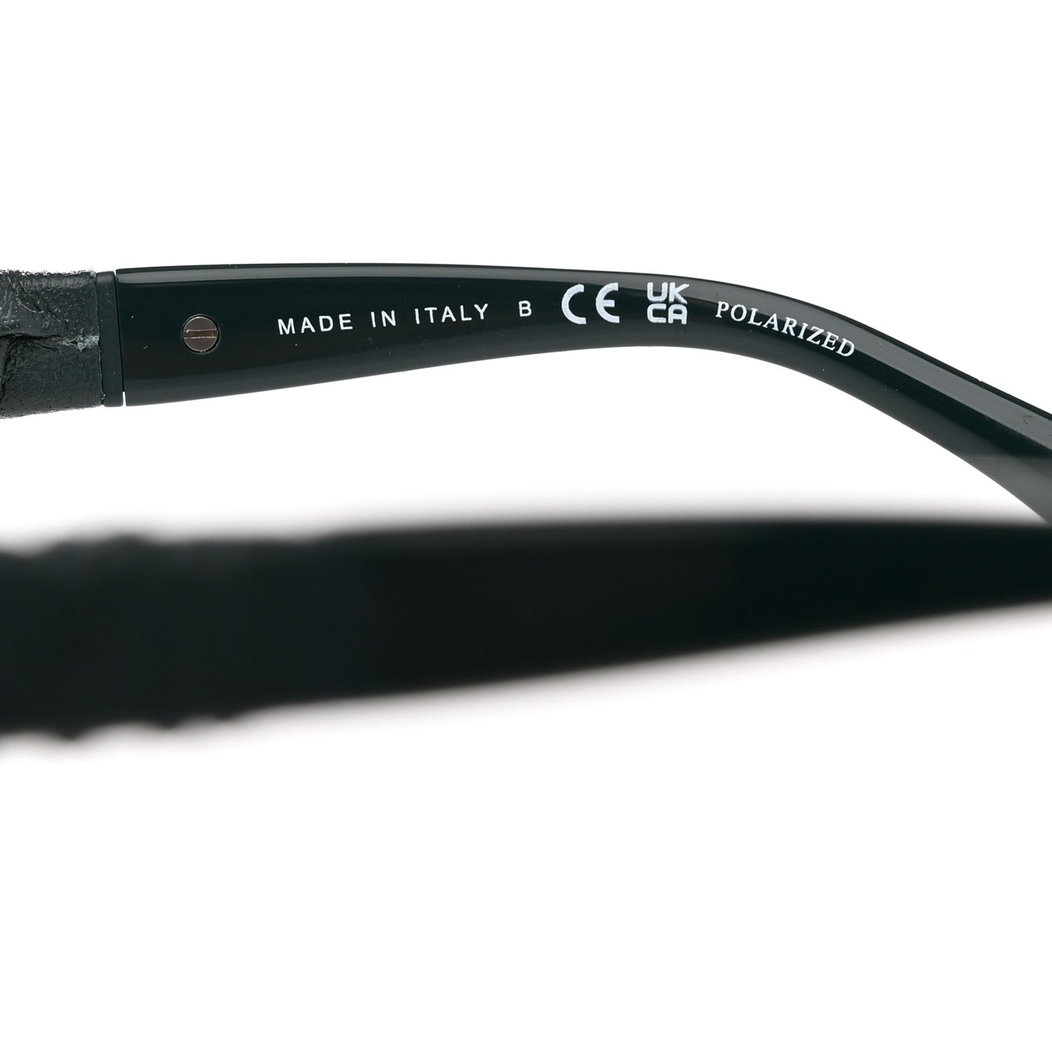 Chanel Acetate Calfskin Polarized Square Sunglasses 5476-Q-A Black 6 of 8