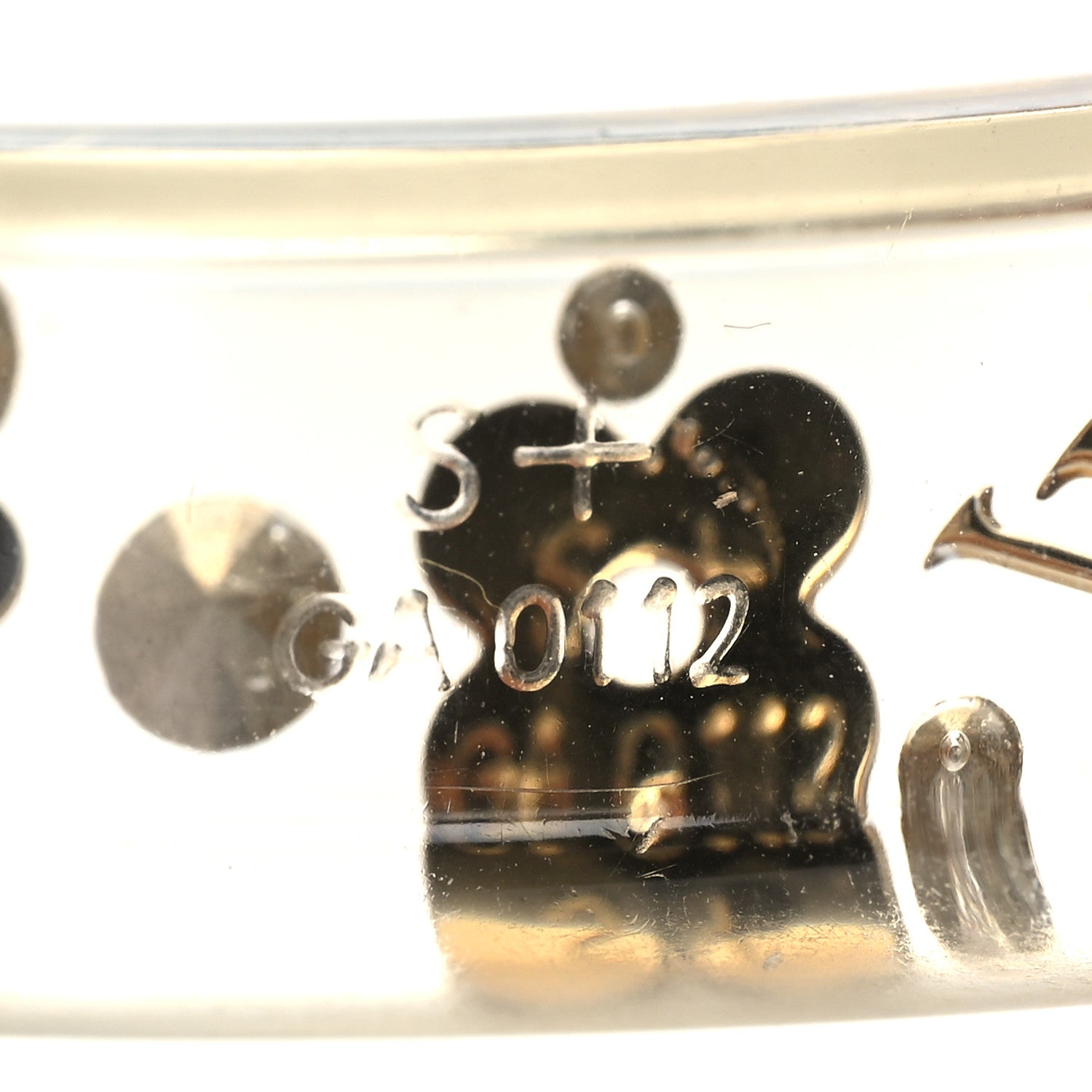 Louis Vuitton Resin Swarovski Small Inclusion Bracelet PM Transparent 4 of 5