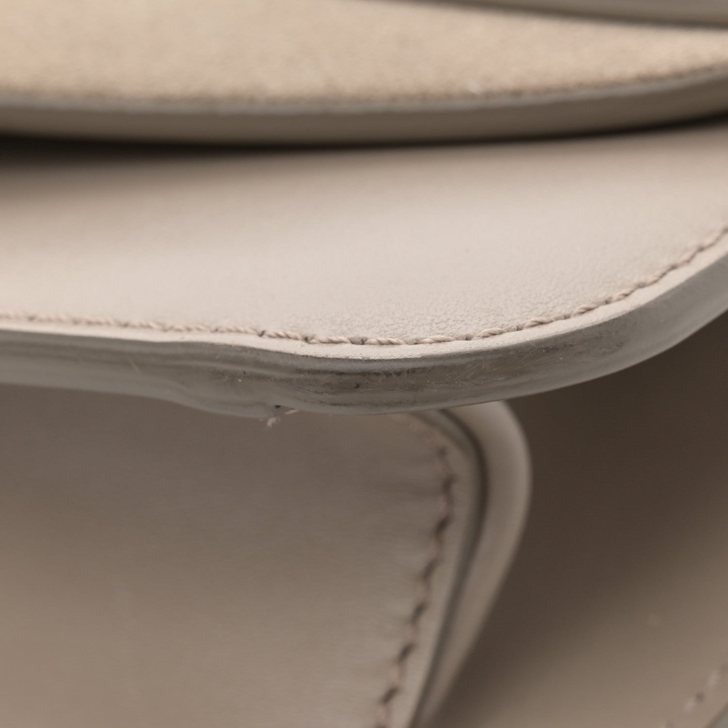 Chloe Calfskin Suede C Clutch With Chain Motty Grey 12 of 13