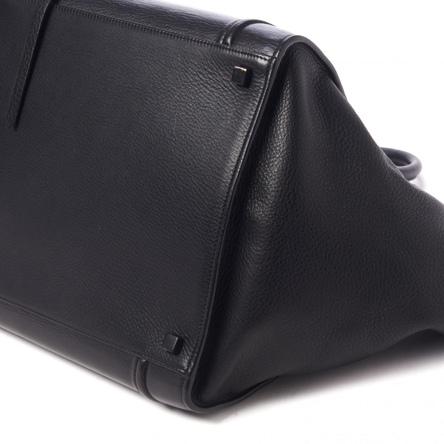 Grained Calfskin Medium Phantom Luggage Black