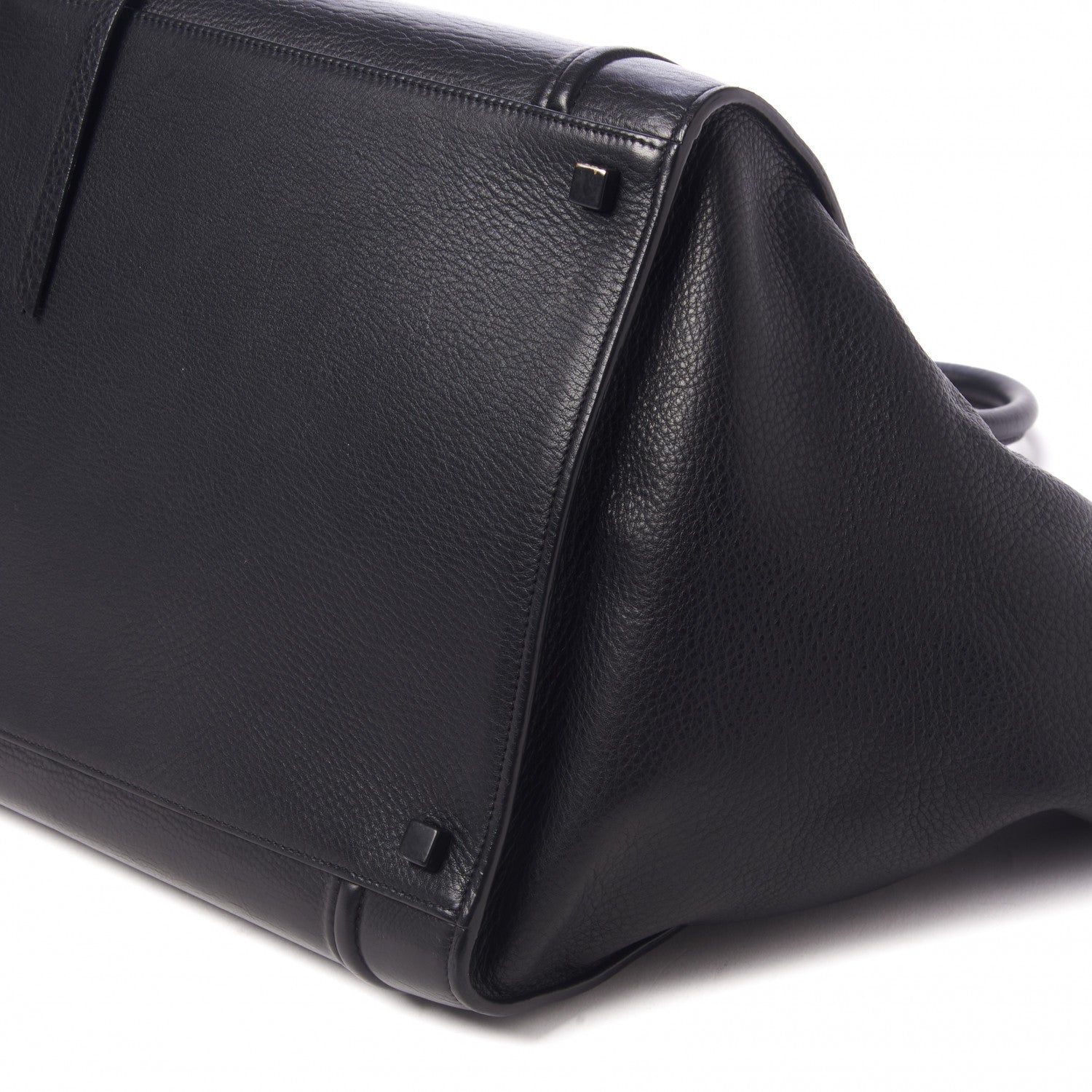 Celine Grained Calfskin Medium Phantom Luggage Black 5 of 9