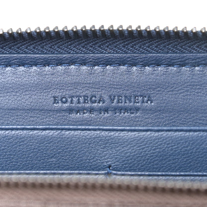 Bottega Veneta Nappa Intrecciato Zip Around Wallet Pacific 8 of 9