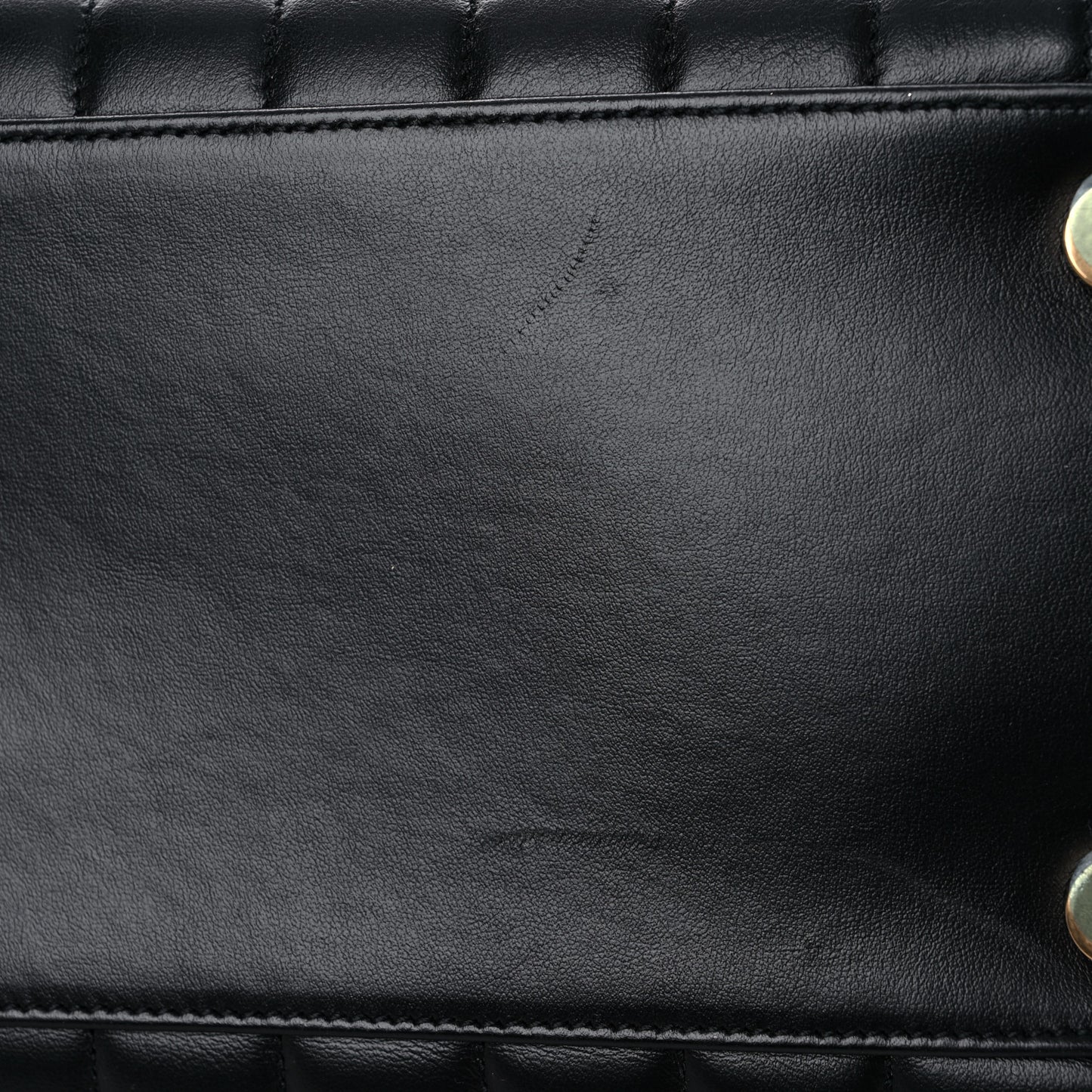 Calfskin Y Quilted Monogram Large Loulou Chain Satchel Black