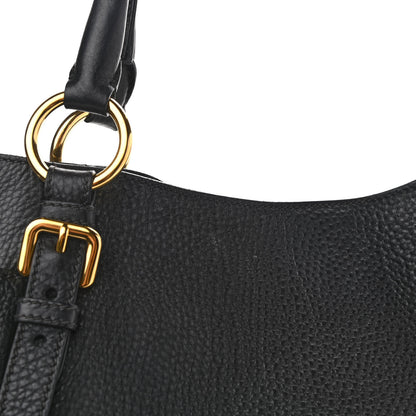 Prada Vitello Daino Tote Black 11 of 12