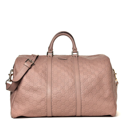 Gucci Guccissima Medium Carry On Duffle Antique Rose 2 of 10