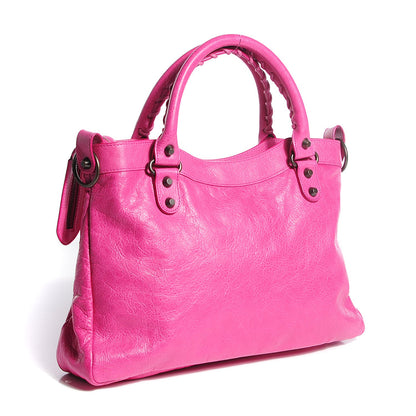 Balenciaga Agneau Classic Hardware Town Cyclamen Fucsia 3 of 15