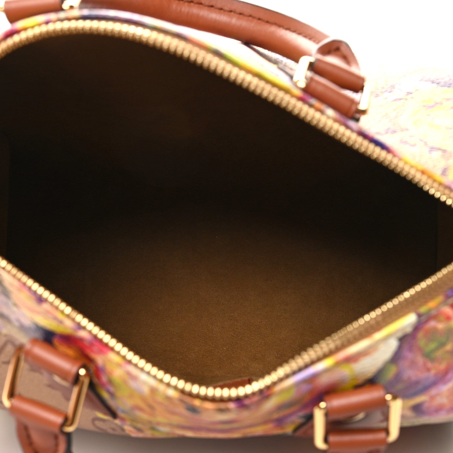 Louis Vuitton Metallic Monogram LV Garden Speedy Bandouliere 25 Gold 5 of 12